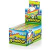 Goleador Dribbling Rainbow, Caramelle Gommose Frizzanti Gusto Frutti Assortiti, Senza Gelatina Animale, Ottimo per Feste per Bambini, Box da 144 Pezzi Incartati Singolarmente