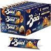 Perugina Baci Perugina Crystal Pralina di Cioccolato Fondente Extra al Gusto di Arancia Ripieno con Nocciole, Mandorle e Granella Croccante all' Arancia | Senza Glutine | Espositore da 21 Tubi x 37,5g
