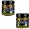 CUVEA Pesto genovese Cuvea con Basilico Genovese D.O.P. - 2 vasetti x 180 g - Pesto 100% artigianale con Grana Padano DOP - Senza conservanti aggiunti né coloranti