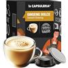 La Capsuleria GINSENG DOLCE (128 Capsule) compatibili con Lavazza A Modo Mio, 8 box da 16 Capsule, senza glutine, cremoso e dolce, gusto avvolgente ed energizzante, ideale per una pausa rigenerante (La Capsuleria)