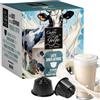 Caffè del Golfo | Compatibili con Dolce Gusto | Capsule Autoprotette | Bevanda Solubile | Latte senza Lattosio (64 CAPSULE)