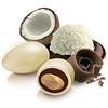Confetti Papa | Confetti Cioccolato e Mandorla GRAN CRU COCCO | Colore BIANCO | Confetti con vera frutta, senza glutine e adatti alla dieta vegetariana | Certificati Kosher | Confezione da 500 g