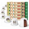 La Natura Lifestyle | Caffè biologico SINGLE ORIGIN KENYA | 100% industriale compostabile capsule di caffè | ecologiche | 60 capsule di caffè | compatibile con la macchina a Nespresso