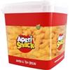 APERI SNACK Aperisnack® - AP03.040.04 - SMILES CHEESE secchiello da 350 g - Snack di Mais, Cornetti al Formaggio, non fritto e senza glutine. Snack salati e stuzzichini ideali per aperitivo e feste.