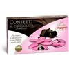 Generico Crispo Confetti ROSA al Cioccolato Fondente Ricoperti da un Croccante Guscio di Zucchero 1kg