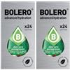Generico SET 48 BOLERO DA 3 GRAMMI Aloe Vera Pomegranat Preparato istantaneo polvere solubile in bustine Sticks per Bevande con Stevia e Vitamina C e Senza Zucchero ideale per fitness e diete