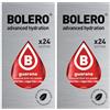 Generico SET 48 BOLERO DA 3 GRAMMI Guarana Preparato istantaneo polvere solubile in bustine Sticks per Bevande con Stevia e Vitamina C e Senza Zucchero ideale per fitness e diete