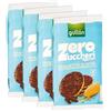 Generico 4X Gullon Zero Zuccheri Gallette di Mais Ricoperte di Cioccolato, Senza Zuccheri Aggiunti 100g