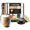 La Capsuleria NOCCIOLINO (128 Capsule) compatibili con Lavazza A Modo Mio, 8 Box da 16 Capsule, cremoso e avvolgente, con delizioso aroma di nocciola, perfetto per una pausa golosa, senza glutine (La Capsuleria)