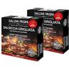 Salumi Pasini Salsiccia Piccante Grigliata Salumi Pasini® Bipack | Pronta in pochi minuti | 100% puro suino italiano | Senza glutine e senza lattosio | 2 confezioni | 2 x 200g | 400g totali