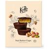 KoRo - Box regalo cups al pistacchio salato 12 x 13 g - dolcificate con zucchero di fiori di cocco - Vegan - Confezione regalo