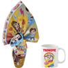 ARCOBALENO PARTY - UOVO DI PASQUA + TAZZA MUG PERSONALIZZABILE Cioccolato Al Latte Finissimo Idea Regalo Perfetta per very fan. Novità Pasqua 2026 (Me Contro Te 320g)