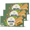 Generico 3 X Misura Protein Crackers con Soia - Fonte di Proteine Vegetali, Farina da Filiera Italiana, Confezione esterna in Carta Certificata, lo snack ideale per chi cerca uno spuntino gustoso