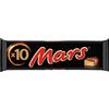 CAIYA Mars Barrette di Cioccolato al Latte ripieno con Caramella Mou e Malto, Maxi Formato Stecca con 10 Barrette da 45g