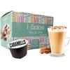 Caffè Vulcanus - Capsule compatibili con macchine Nescafe Dolce Gusto (100 capsule, Caramello)