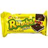 Bagley - Arcor 56/5000 Biscotti Doppi al Cioccolato con Ripieno di Crema di Cocco, Pack 108g - Galletitas Rumba BAGLEY - ARCOR, 108g