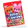 CandyFrizz Selection Bear and Bunny Jelly Straw Caramelle Jelly Straw Gusti Assortiti 300g - Snack Gelatina da Bere - 15 Pezzi circa - Gusti Frutta (Fragola, Uva, Ananas, Mela Verde)