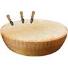 Parmigiano Reggiano DOP di collina Salic Parmigiano Reggiano Dop, di collina, SALICETO -, mezza forma + 3 coltellini, Premio Cibus, invecchiato 24 mesi, peso Kg. 18