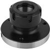 CHICIRIS Mandrino a Pinza ER32, Utensile per Fresatura per Tornio CNC in Acciaio Al Carbonio da 80 Mm 100 Mm di Diametro, con Elevata Resistenza e Durezza, per Fresatrice (ER32-80mm)