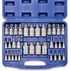 CASOMAN Set di chiavi a bussola esagonali, 32 pezzi, in acciaio S2, SAE e metrica, set di punte a brugola da 5/64 a 3/4, 2 mm a 19 mm
