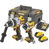 DeWALT Batteria combinata DCK2200H2T 18V 5Ah Trapano avvitatore e avvitatore a percussione 1/4'
