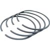 UYTGFO Adatto for KAWASAKI TH430 KBH43 CILINDRO 2 TEMPI DECESPUGLIATORE KAAZ ZYLINDER KOLBEN ALTRI ATTREZZI DA GIARDINO 4 PEZZI FASCE ELASTICHE PISTONE TH43 41,5 MM 1,5 MM