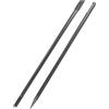 HUQUZN Scalpelli piatti e appuntiti adatti per martelli rotanti SDS Max e martelli pneumatici, 61 x 2,5 cm, 2 pezzi