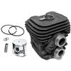 UYTGFO Adatto for STIHL TS410 TS420 50 mm cilindro pistone albero motore guarnizione paraolio cuscinetto kit di ricostruzione for sega for cemento troncatrice parti di riparazione(TS410 Cylinder)