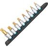 HAZET Smart-Rail 990-SR/8 Sottostruttura magnetica con 8 bussole, attacco: quadrato 12,5 mm (1/2 pollice), uscita: Profilo interno multidente XZN Guida in plastica per chiavi a bussola