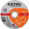 EXTOL PREMIUM Dischi da taglio per alluminio, 125 x 1,0 x 22,2 mm