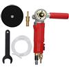 Fafeicy Levigatrice pneumatica ad acqua 4 pollici, 4300 rpm | acciaio legato, 3 velocità, per marmo granito ceramica, kit con tubo PU e disco abrasivo, ingresso aria 1/4