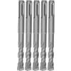 Hyuduo Bit per Trapano a Martello, Punta in Carburo, 5 Pezzi 110 mm, | Auto-flauto per rimozione polvere, Punta per martello rotante, 2 pezzi da 10 mm, Kit per calcestruzzo e muratura