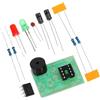 Veemoon Kit Elettronica da Saldare Ne555 Modulo Timer 555 LED Doppio Flash Set di Pratica Saldatura Fai da Te 3 Pezzi Formazione Elettronica Educativa