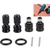 N/3 Adattatore per Presa Telescopica Convertitore Chuck Convertitore a Sgancio Rapido Adattatore di Impatto per Chiavi a Cricchetto e Cricchetto Adattatore per Presa Telescopica da 1/2" a 1/4" Esagonale