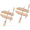 POWERTEC 71523 Morsetto a vite in legno - 20,3 cm | Morsetti a vite a mano per lavorazione del legno, 2 pezzi, marrone