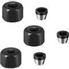 Gettimore Set di 6 mandrini a pinza per frese utilizzate in macchine per incisione e taglio 6 mm 6,35 mm 8 mm supporto diametro albero