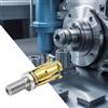Gettimore Mandrino BT30 45 Gradi Filettatura Esterna Artiglio Morsetto con 4 Tirare Pinza per Fresatrici CNC, Argento/Giallo
