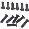 ARMYJY 60 viti di fissaggio M5+M6 22 mm filettatura sinistra per UNF trapano mandrino gambo adattatore trapano mandrino gambo vite adattatore