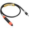 YWBL-WH Strumento di Prolunga per Punta da Trapano con Albero Flessibile, Impugnatura in Gomma PVC, Ideale per Smerigliatrici e Macchine per Incidere, Lunghezza 106 Cm per Compiti di Precisione