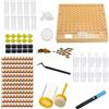 Generico Kit Completo per l'Allevamento delle Api, Set Strumenti Professionale con 120 Coppette e Gabbie per la Produzione di Celle Reali, Attrezzi in Plastica e Acciaio per Apicoltura Efficiente