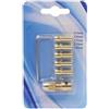 Opatiny Set di 7 adattatori per mandrino in ottone per punte da 0,5-3 mm, alberi da 2,35/3,17/4,05/5,05 mm, compatibile con utensili rotanti e trapani manuali