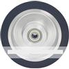 Generico Compatibile for 1 pezzo Dia.150mm * 50mm Ruota in gomma Smerigliatrice a nastro Contatto tenditore attivo 6 x2 Parte levigatrice(P150x50mm 6201 12mm,90A hard)