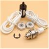 SRNPTBZIT Corda di avviamento M8 Bar Dadi Filtro Del Carburante Set Adatto for S MS200T MS210 MS230 MS240 MS250 MS260 020 021 023 025 026 Motosega