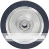 Generico Compatibile for 1 pezzo Dia.150mm * 50mm Ruota in gomma Smerigliatrice a nastro Contatto tenditore attivo 6 x2 Parte levigatrice(P150x50mm 6202 15mm,90A hard)