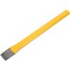 GLEAVI Scalpello per Muratura in Acciaio Manico Ergonomico Giallo, Scalpello Piatto Professionale per Intaglio e Lavorazione della Pietra del Metallo