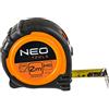NEO TOOLS Metro a nastro in acciaio, 2 m x 16 mm, magnete 67-112
