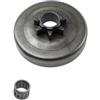 EGRMZ Pignone catena tamburo frizione motosega compatibile per modelli 340 340E 345 345E 350 351 353 445 445II 445E 450 450E 450E II 325 7T