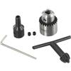 Belnotelt JT0 Mandrino di collegamento motore per mini trapano, morsetto forte per punte da 0 3 mm a 4 mm, include chiave e manicotto (set mandrino da 5 mm)
