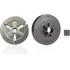 GTWSQQ Tamburo frizione e frizione e cuscinetto ad ago universale for motosega Zenoah 4500 5200 5800 tipo cinese 45cc 52cc 58cc motore Sostituisci