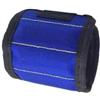 TOPINCN Braccialetto Magnetico con Magneti Super Potenti Cinturino in Rete Traspirante Regolabile Portautensili per Viti Chiodi Punte da Trapano per Fai da Te Tuttofare (3 righe 6 magnetiche blu)